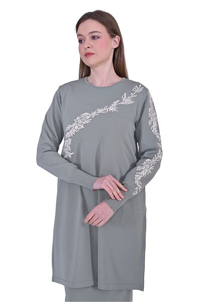 Invee INVEE 6849 سترة تريكو باللون الأسود والوردي