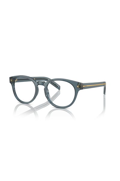 Prada Man Phantos Eyeglasses- Pr A14v - Lense Size:50mm - Transparent Ocean
