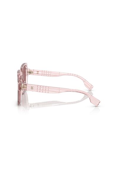 BURBERRY Woman Square Sunglasses- Be 4379d - Lense Size:58mm - Pink