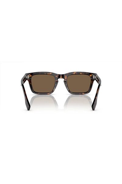 BURBERRY بربري نظارات شمسية  رجالية بلاستيك هافانا مستطيل موديل  S;BURBERRY;4403, 51, 3002, 73