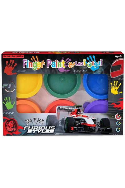 Finger Paint Set 140356 Six Colors