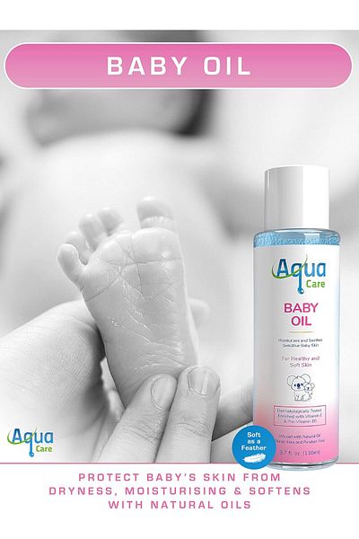 AQUA CARE Sensitive Skin Baby Oil 110 ml
