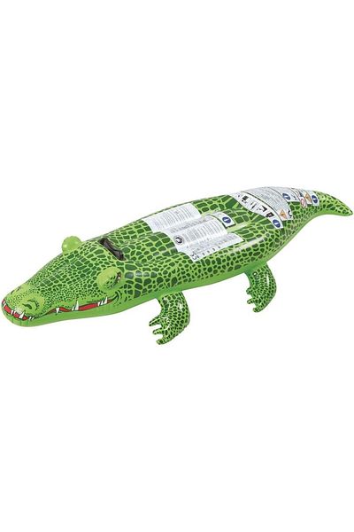 Jilong Inflatable Crocodile Rider Made PVC Material , Green