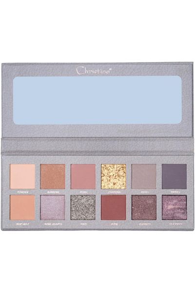 Christine B 12-Colors Eyeshadow Palette