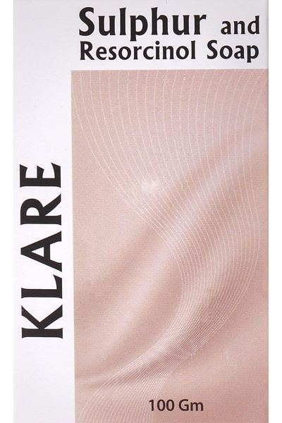 Klare Sulphur and Resorcinol Soap 100 g, White, 1