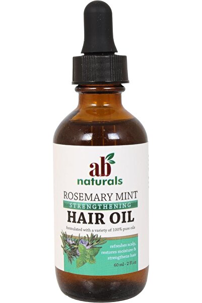 AB Naturals زيت شعر أب ناتشورالز بنكهة إكليل الجبل والنعناع، 60 مل