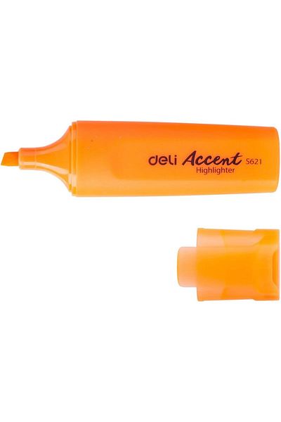 Deli Highlighter Orange Pack of 10 Pieces