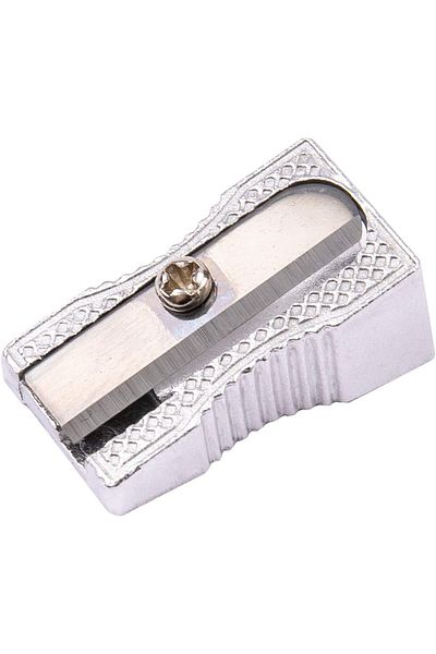 Deli E39761 Zinc Alloy Sharpener Silver 24 pcs