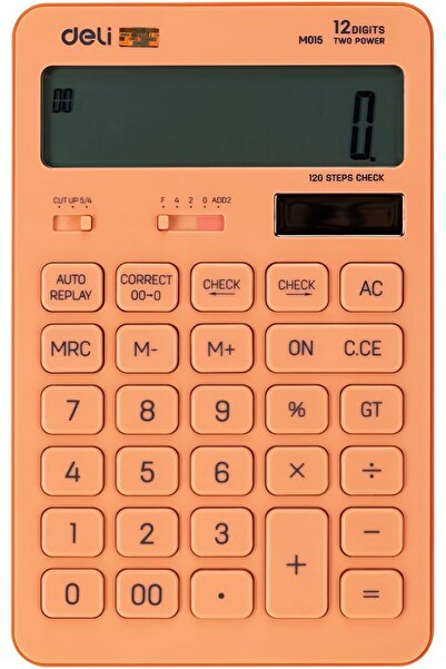 Deli آلة حاسبة مكتبية مكونة من 12 رقمًا