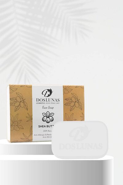 DOS LUNAS Cosmetics Shea Butter Facial Soap