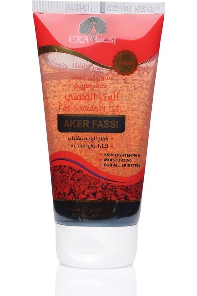 EXA غسول مقشر للوجه بعكر الفاسي 150 مل