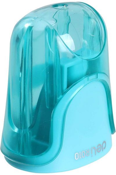 Deli Pencil Sharpener Long-Lasting Steel Blade, Assorted Color, Er01000-12 PCS