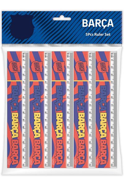 Barcelona Rulers 5 Pieces Set, 15 cm Size