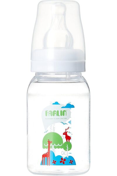 FARLİN زجاجة رضاعة فارلين، زرقاء، 4 أونصة - عبوة واحدة