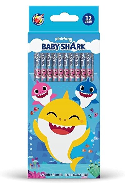 Rainbow Max أقلام تلوين بيبي شارك، 12 قلمًا ملونًا مبراةً مسبقًا، أقلام تلوين للمدرسة