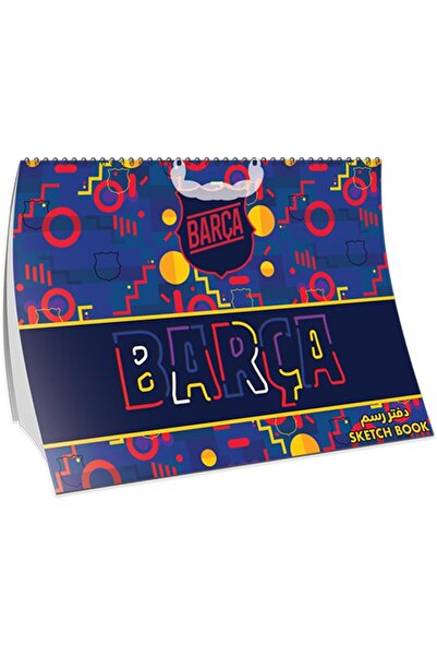 Barcelona FCB Barcelona 15 Small Sheets Spiral Sketchbook, 297 mm x 210 mm Size