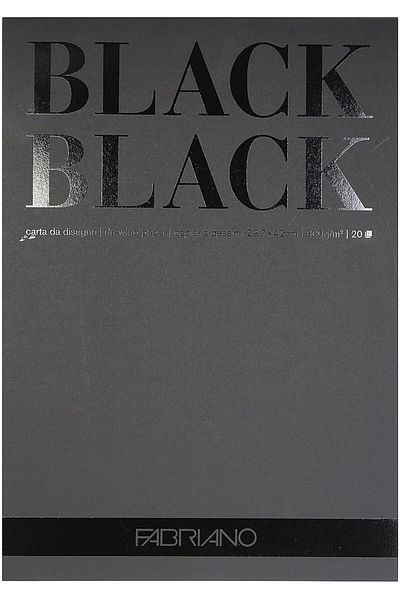 Fabriano Black Black A3 20 sheets 300gsm