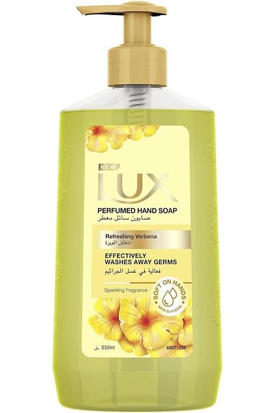 LUX Antibacterial Liquid Handwash Glycerine Enriched, Refreshing Verbena For All Skin Types, 250Ml
