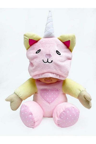 Barcelona FCB Bambolina Peekaboo Doll with Unicorn Outfit, 25 cm Size
