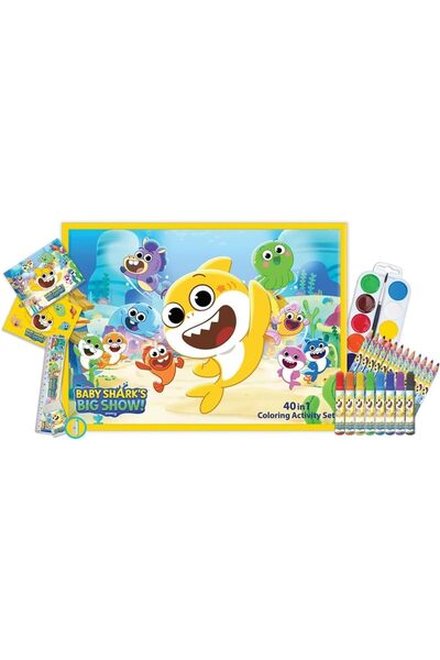 Baby Shark Babyshark 40-In-1 Coloring Activity Set for Kids