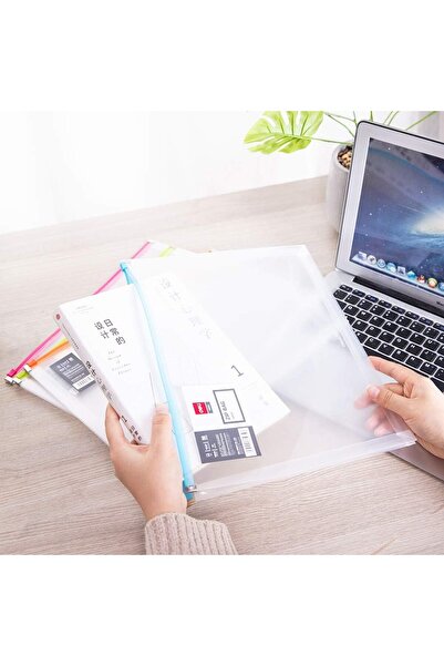 Deli A4 Size Zipper Bag - 8 Bags