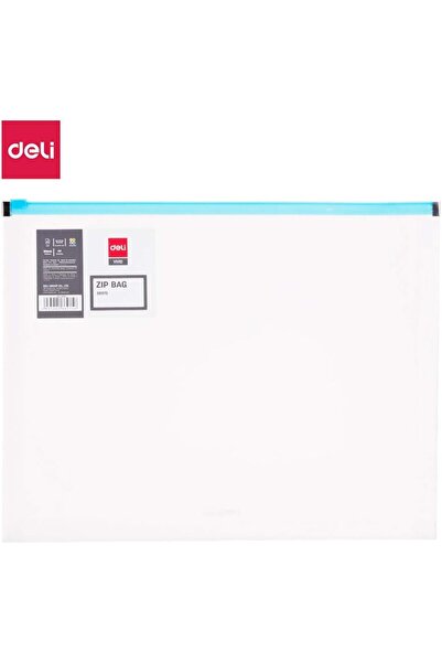 Deli A4 Size Zipper Bag - 8 Bags