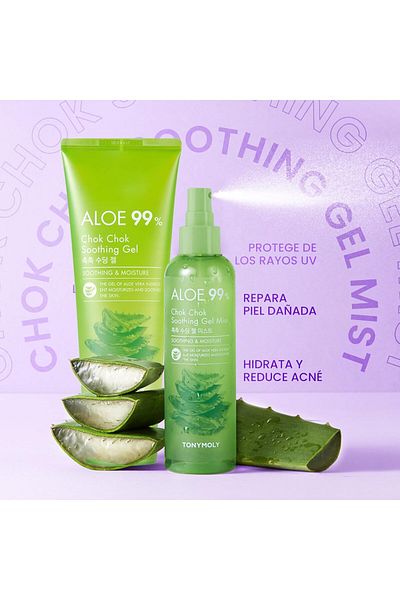TONYMOLY رذاذ جل مهدئ بخلاصة الصبار 99% تشوك تشوك 150 مل