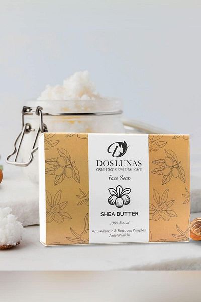 DOS LUNAS Cosmetics Shea Butter Facial Soap