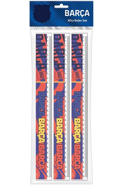 Barcelona Rulers 3 Pieces Set, 30 cm Size