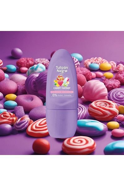 Tulipán Negro TULIPAN NEGRO BLACK ANTISPIRANT ROLL ON CANDY FANTASY 50ML