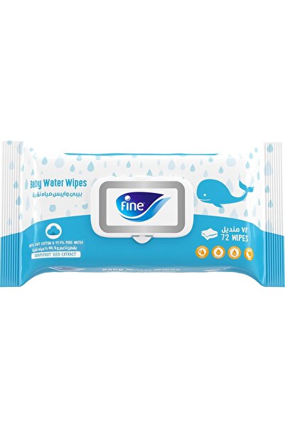 FINE مناديل مبللة للأطفال 72 منديل