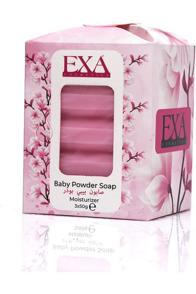 EXA Baby Powder Soap 3 Tablets 150g