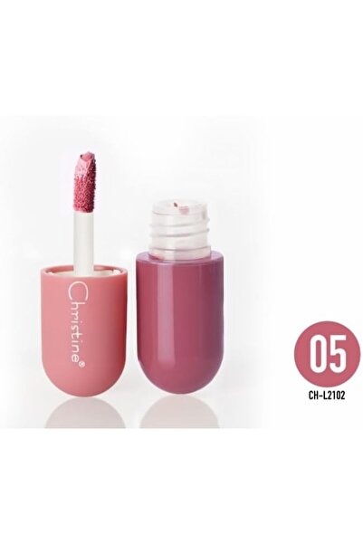Christine أحمر شفاه سائل مطفي CH-L2102 Love Honey Mini، W05