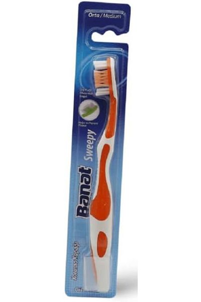 Banat Sweepy Toothbrush, Medium