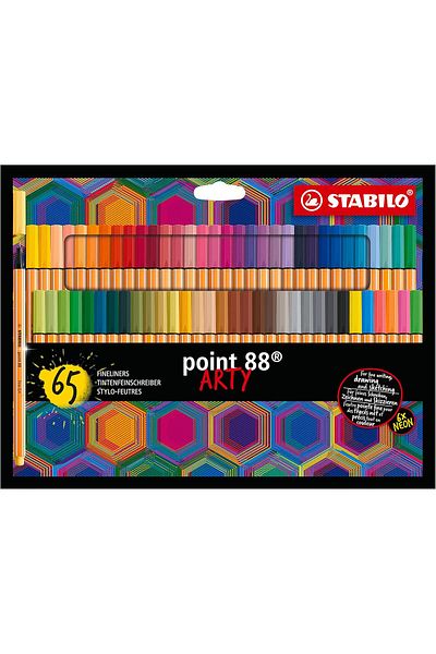 Stabilo Point 88 Arty Card 65 Color Fineliner Pen 6-Pieces