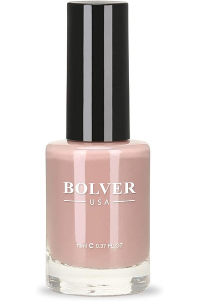 Bolver - سريع الجفاف، لامع، عصري، طبيعي، تركيبة خالية من 9 ألوان، طلاء أظافر لامع وينجي نود 646 - 11 مل