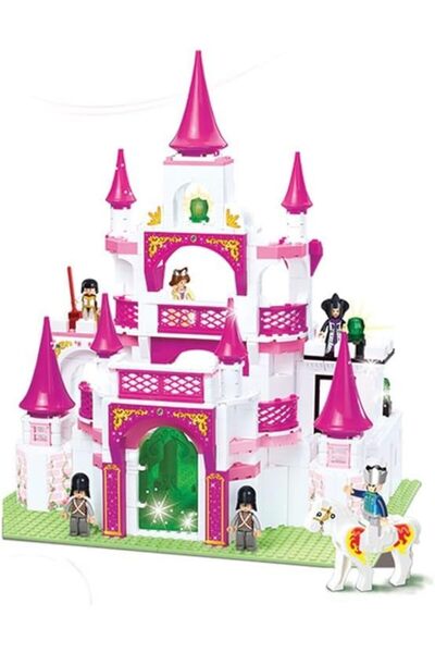 Sluban مكعبات بناء قلعة من سلسلة أحلام الفتيات، 508 قطعة، للأعمار من 6 سنوات ...