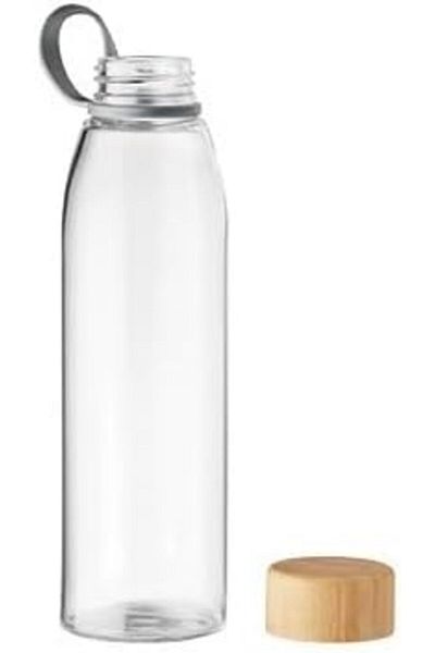 Barcelona FCB Barcelona 60-Tension Bottle with Barcelona Metal Cap, 500 ml Capacity, Transparent