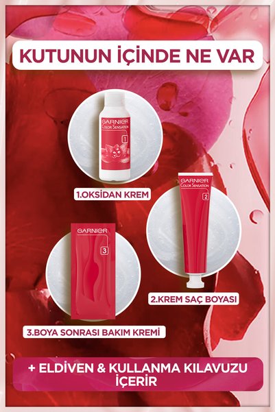 Garnier Çarpıcı Renkler, 3.0 Çarpıcı Koyu Kahve, Kalıcı Krem Saç Boyası, Demikit