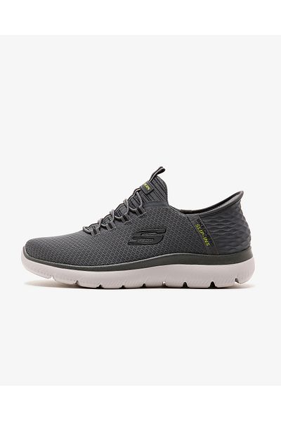 SKECHERS Šedé vycházkové boty