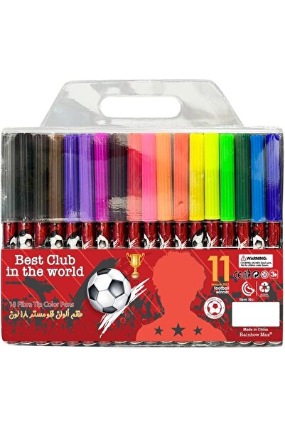 football 140315 Football Crayons Set for Kids 18 Pieces
