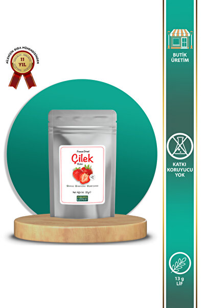 Makarna Lütfen Çilek Kuru Meyve Cipsi Dondurularak Kurutulmuş Freeze Dried Me...