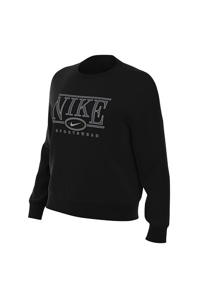 Nike W Nsw Club Flc Std Gx Crew - Black