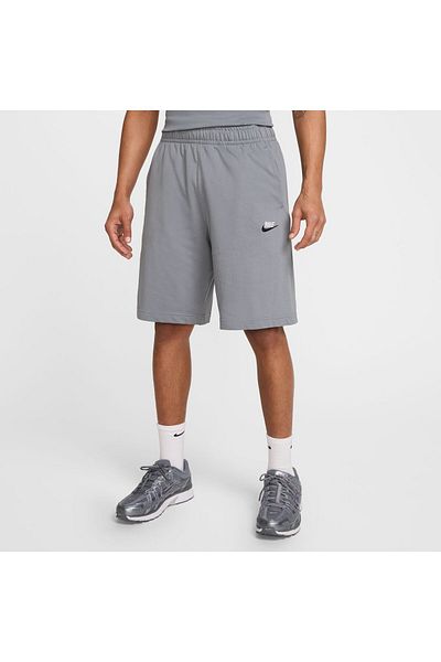 Nike M nsw club jsy short - coolgreywhite(black)