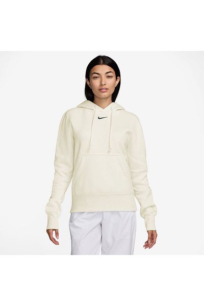 Nike W Nsw Phnx Flc Std Po Hoodie - Sail(Black)