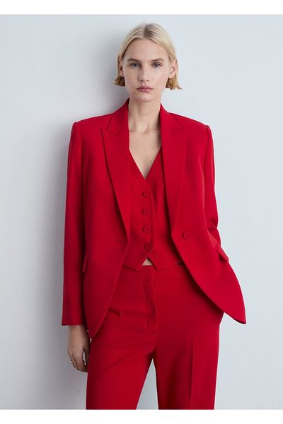 MANGO Blazer Iguana