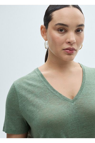 MANGO Woman T-SHIRT LINITTO