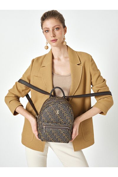 Pierre Cardin Brown Women's Backpack 05Po25Y1888