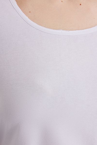 Trendyol Curve White Regular Fit Big Size T-Shirt Tbbss25Bf00063