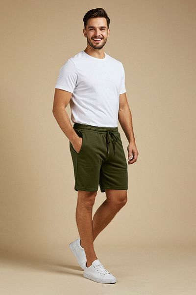Trendyol Collection Khaki Basic Shorts&Bermuda - Normaler Schnitt TMNSS20SR0068